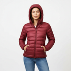 Comfortable Women's Puffer Jacket with Sporty Fit - Janice