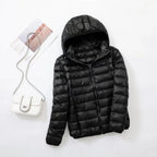 Comfortable Women's Puffer Jacket with Sporty Fit - Janice