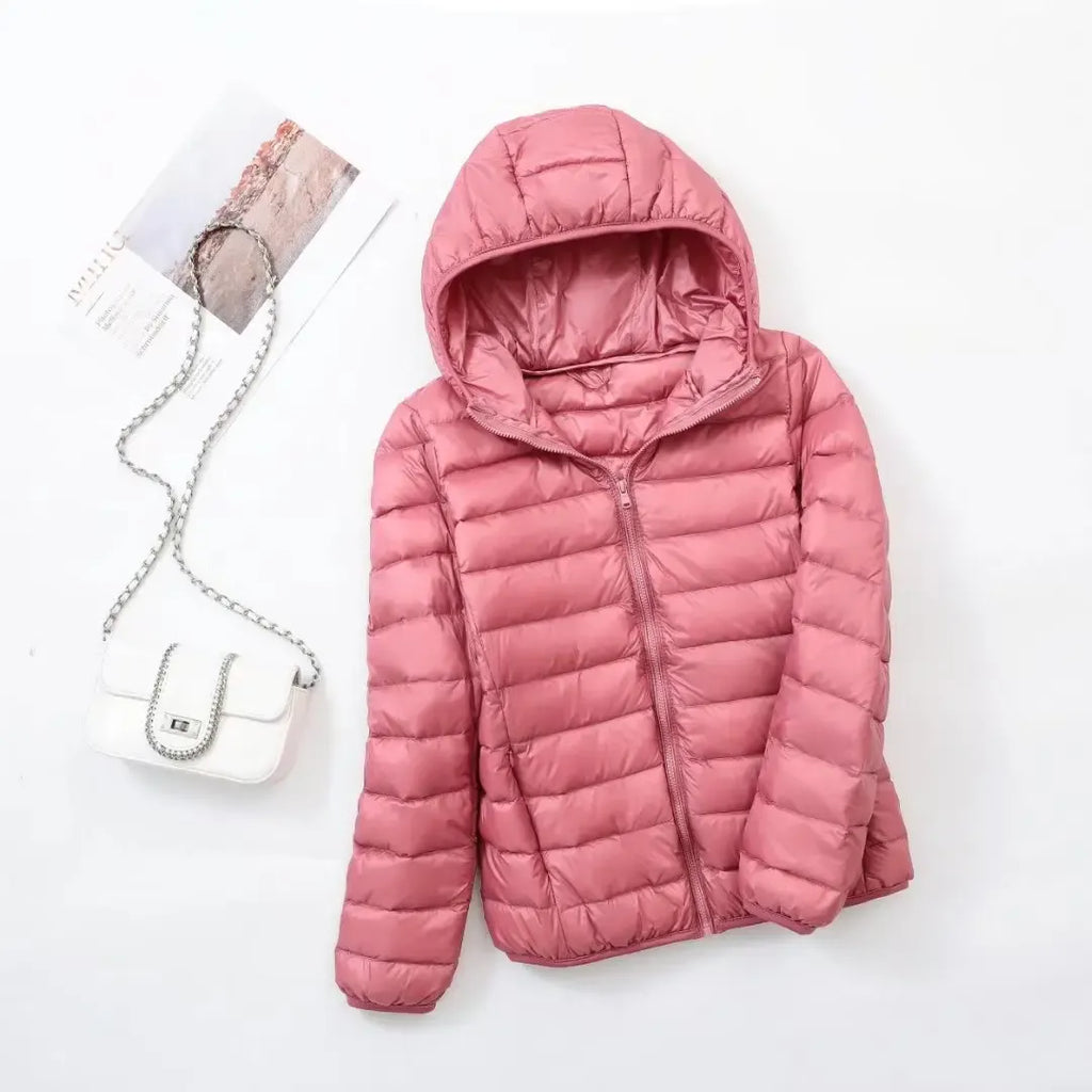 Comfortable Women's Puffer Jacket with Sporty Fit - Janice