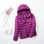 Comfortable Women's Puffer Jacket with Sporty Fit - Janice