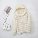 Comfortable Women's Puffer Jacket with Sporty Fit - Janice