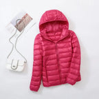 Comfortable Women's Puffer Jacket with Sporty Fit - Janice