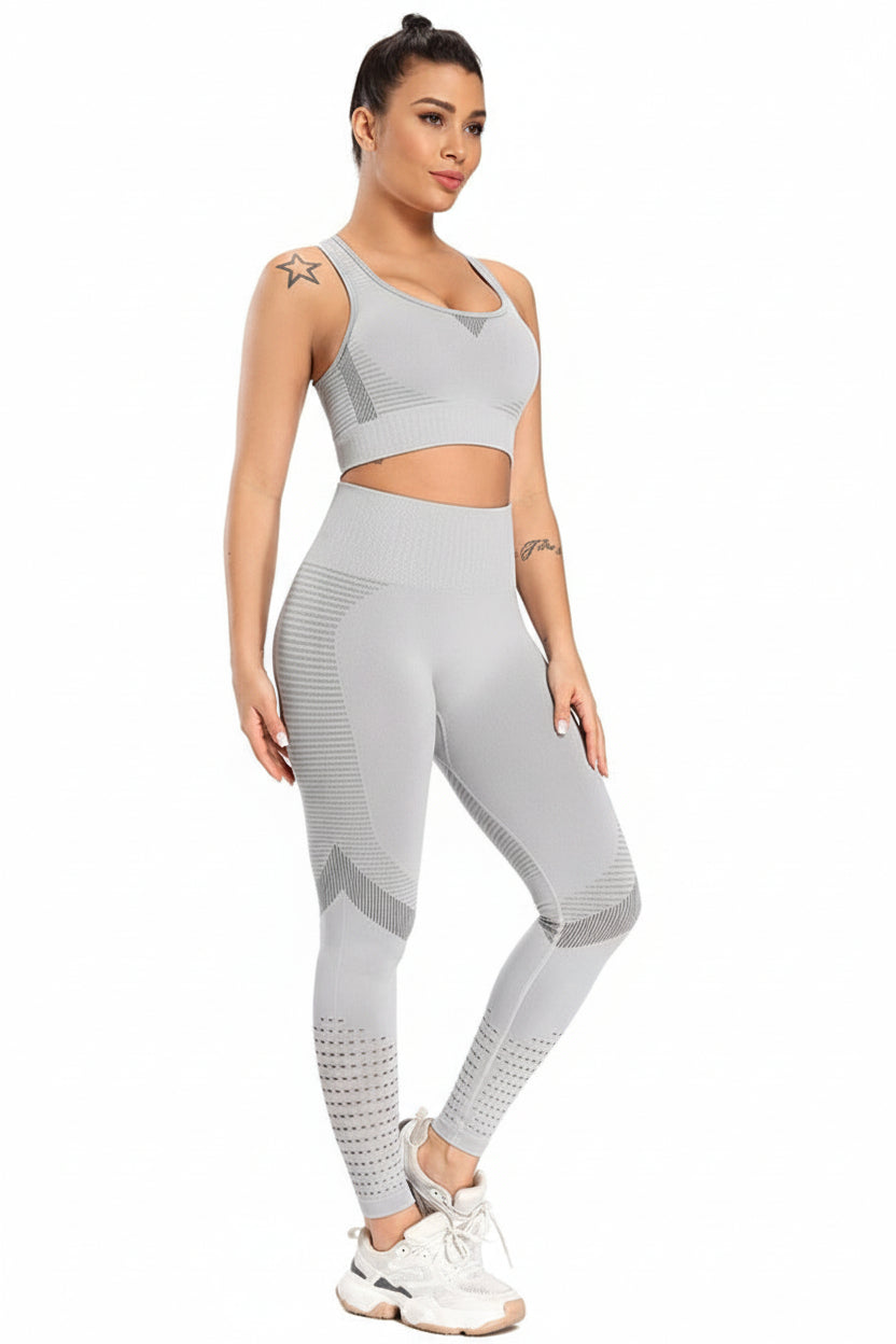 Claire | Sports Set with Crop Top