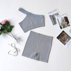 Claire | Sporty Set with One-Shoulder Top