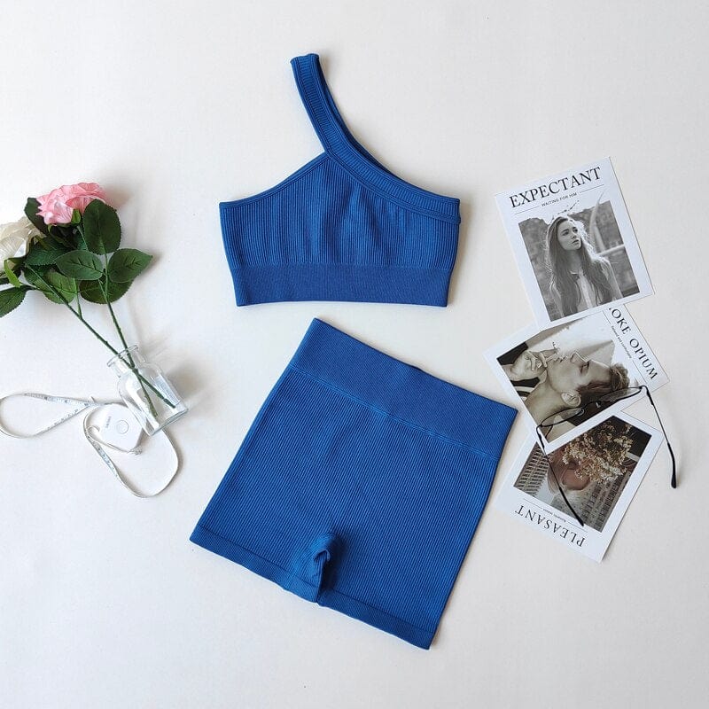 Claire | Sporty Set with One-Shoulder Top