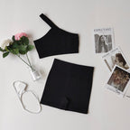 Claire | Sporty Set with One-Shoulder Top