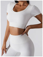 Claire - Ribbed Knit Sports Set