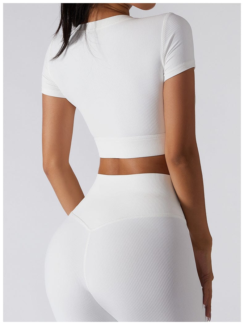 Claire - Ribbed Knit Sports Set