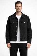 Liam | Men Classic Fit Button Up Denim Jacket