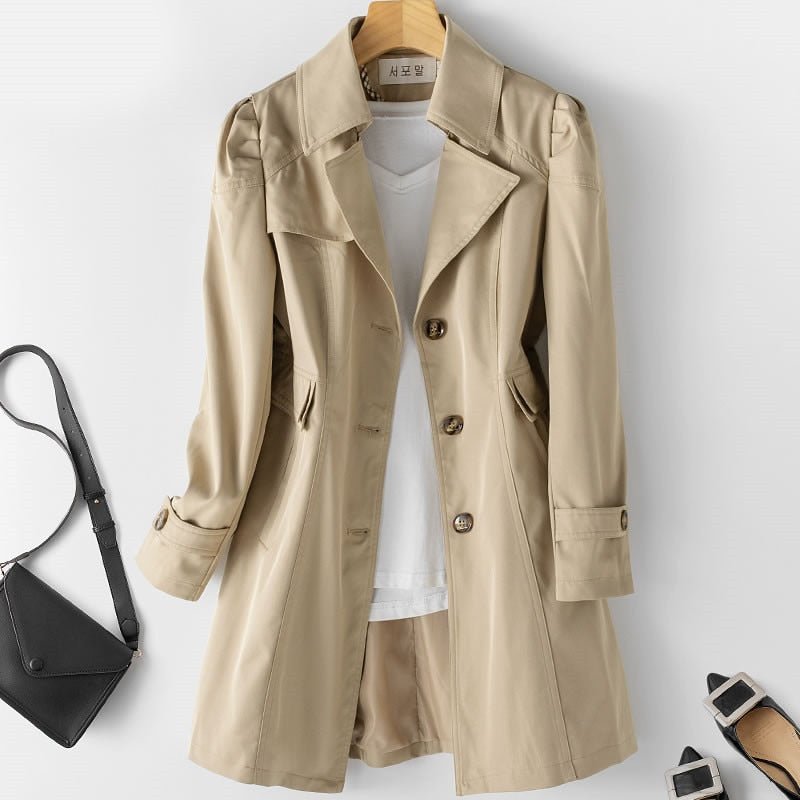 Kim | Women's Jacket Versatile Trench Coat Everyday Look Elegant