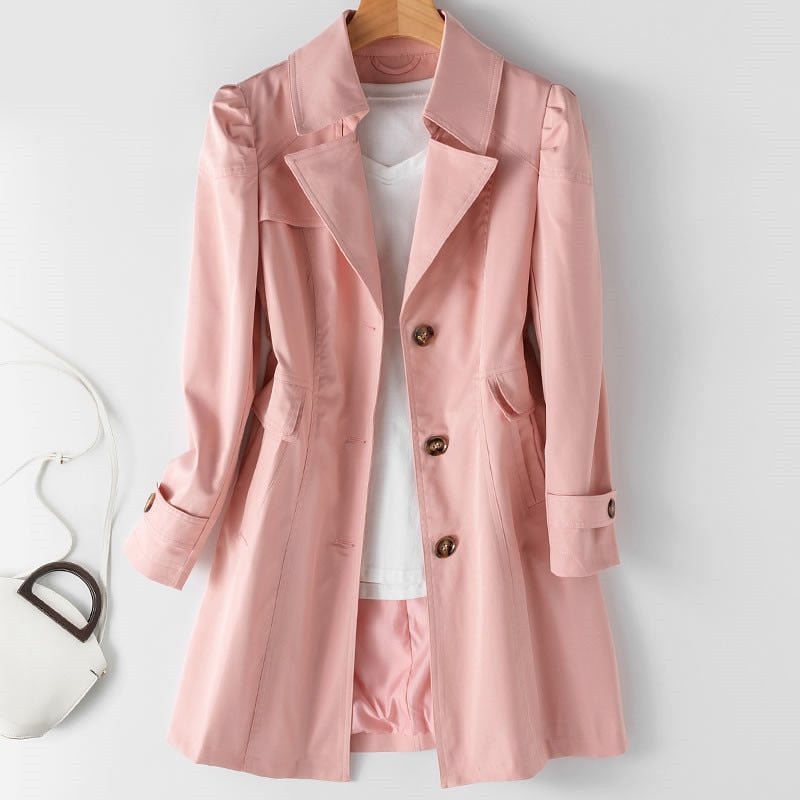Kim | Women's Jacket Versatile Trench Coat Everyday Look Elegant
