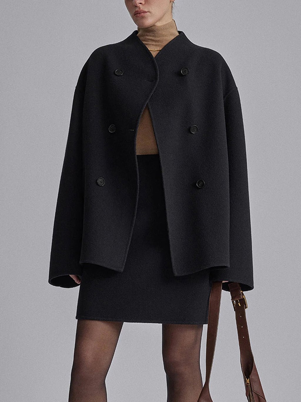 Women's Double-Breasted Pea Coat