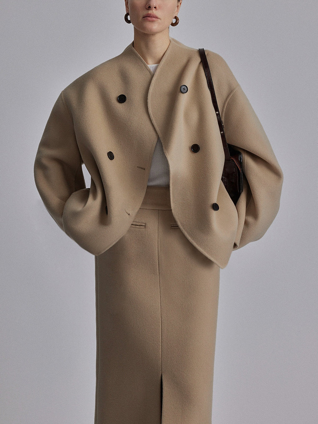 Women's Double-Breasted Pea Coat
