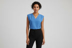 Jeniffer - Women's Short Sleeve V-Neck Top