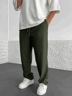 Elegant Trousers for Men | Drawstring Waist & Relaxed Fit | Different Colors