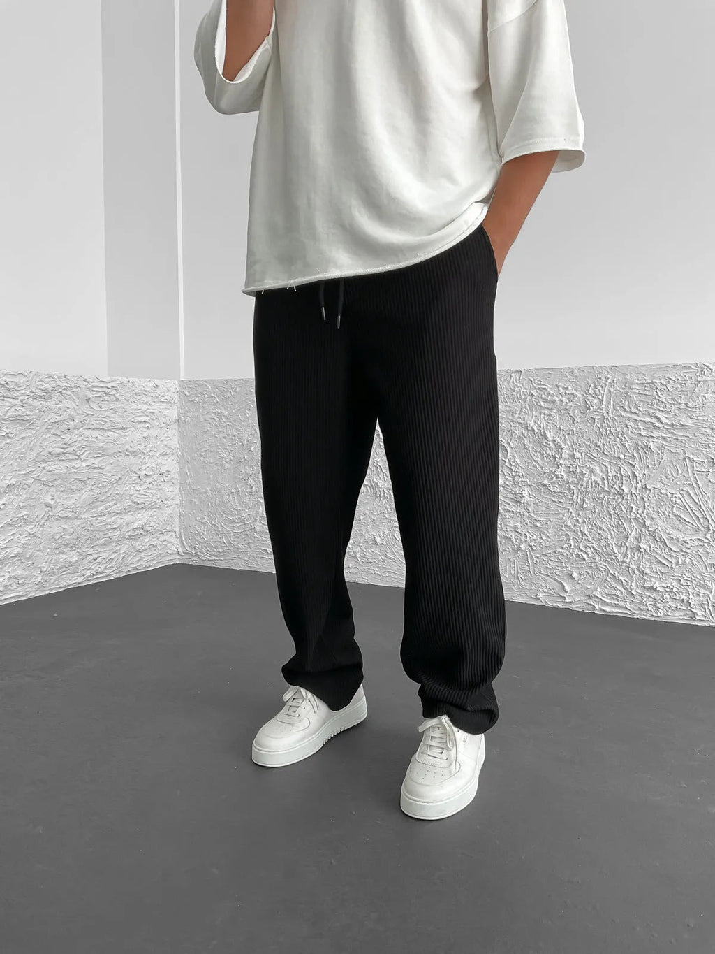 Elegant Trousers for Men | Drawstring Waist & Relaxed Fit | Different Colors