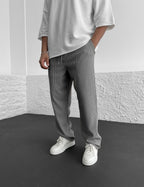 Elegant Trousers for Men | Drawstring Waist & Relaxed Fit | Different Colors