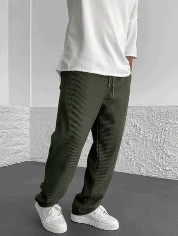 Elegant Trousers for Men | Drawstring Waist & Relaxed Fit | Different Colors