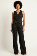 Elegant Sleeveless Blazer Suit for Women - Esra
