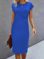 Catrien – Timeless Midi Dress with Flattering Silhouette