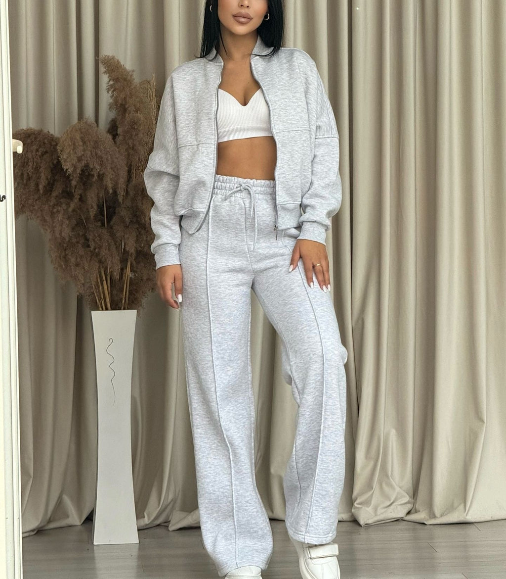 Lili | Women's Two-Piece Zip Jacket & Trousers Set