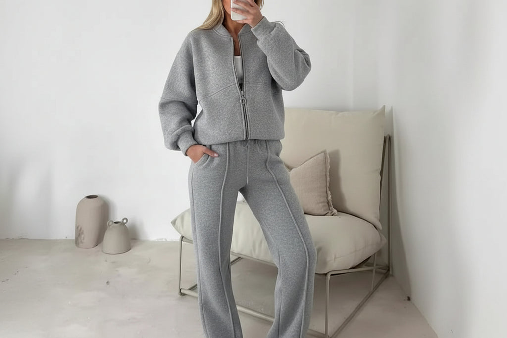 Lili | Women's Two-Piece Zip Jacket & Trousers Set