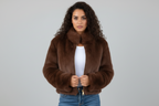 Faux Fur Short Women's Jacket - Emma