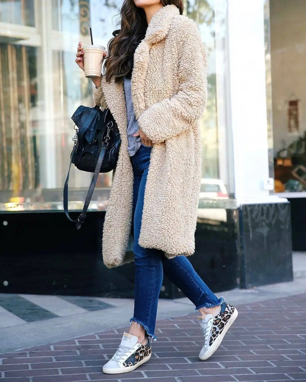 Janice | Long fleece winter coat