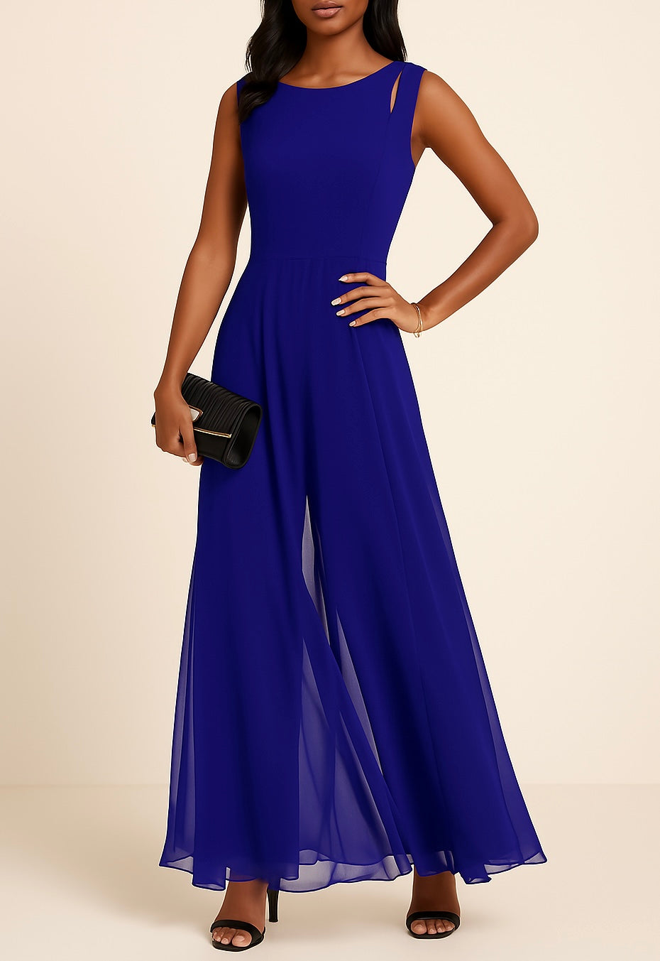Aley | Flowing Minimal Elegance Jumpsuit
