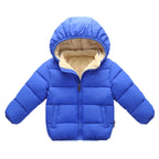 Charlie |  Baby Children Jackets Winter Thick Jackets for Boys Warm Plush Thicker Outerwear for Girls Fur Hood Children's Clothing Snowsuit