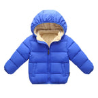 Charlie |  Baby Children Jackets Winter Thick Jackets for Boys Warm Plush Thicker Outerwear for Girls Fur Hood Children's Clothing Snowsuit