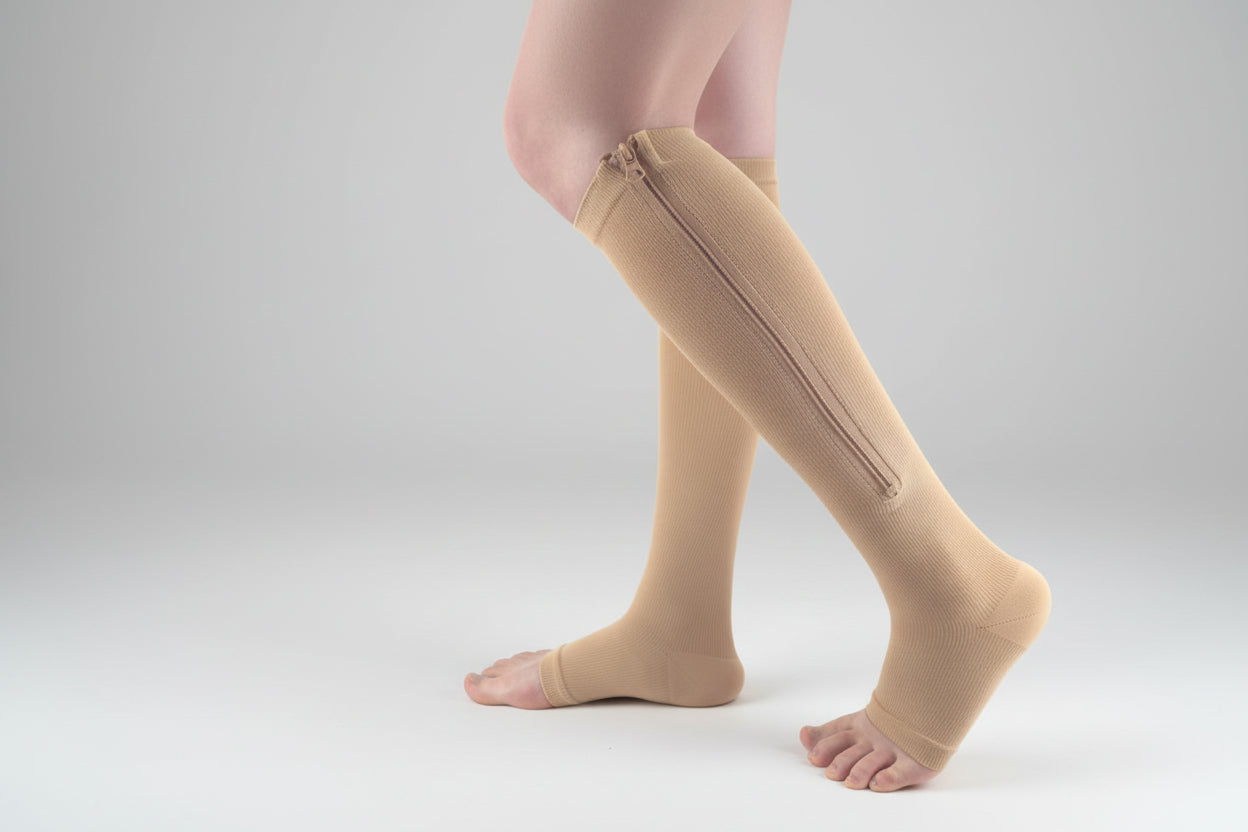 Support Compression Stockings with Zipper - Alex