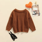 Charlie | 0-9M Autumn New Baby Boys Girls Clothing Baby Sweater Toddler Knitted Sweater Newborn Knitted Cotton Baby Sweater Tops with Long Sleeves