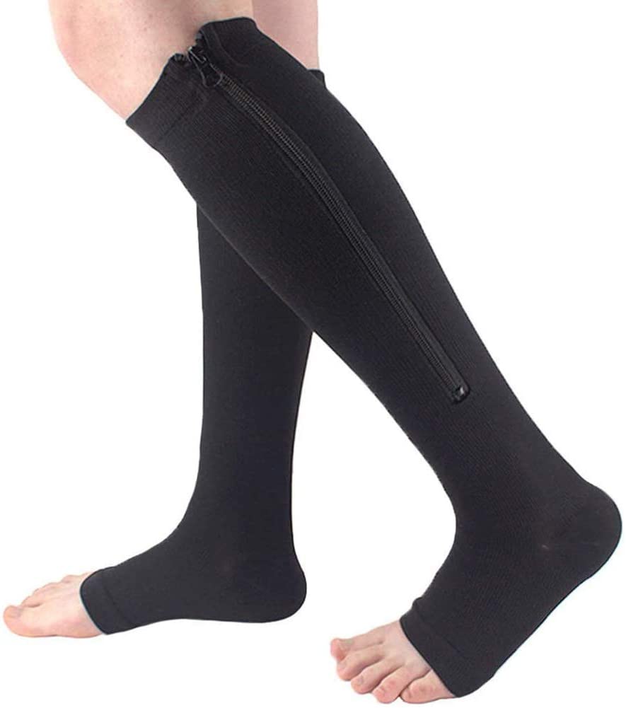 Support Compression Stockings with Zipper - Alex