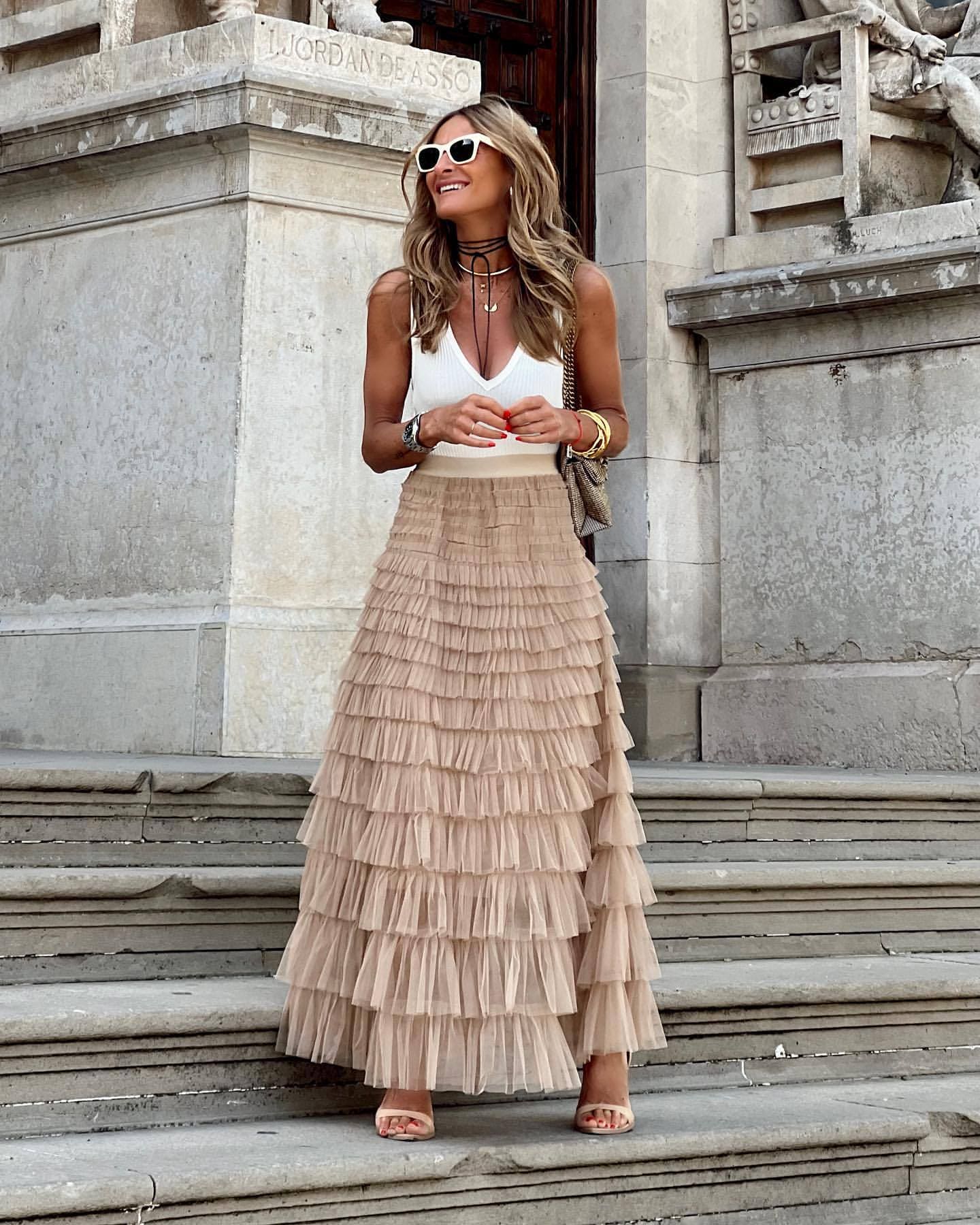 Ave - Layered Tulle Skirt