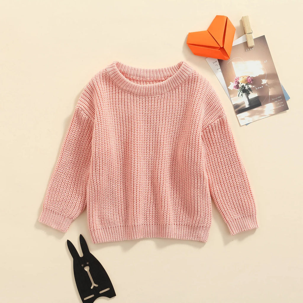 Charlie | 0-9M Autumn New Baby Boys Girls Clothing Baby Sweater Toddler Knitted Sweater Newborn Knitted Cotton Baby Sweater Tops with Long Sleeves