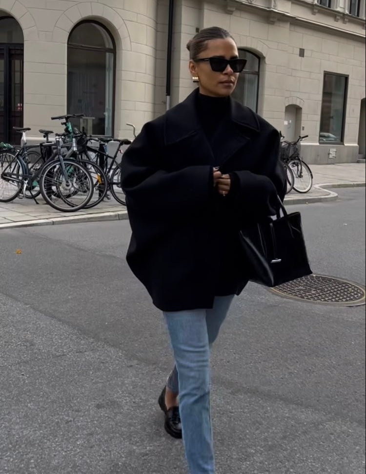 ISA | Women's Coat – Elegant & Comfortable Oversized Wool Coat for Winter