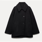 ISA | Women's Coat – Elegant & Comfortable Oversized Wool Coat for Winter