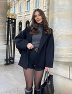 ISA | Women's Coat – Elegant & Comfortable Oversized Wool Coat for Winter