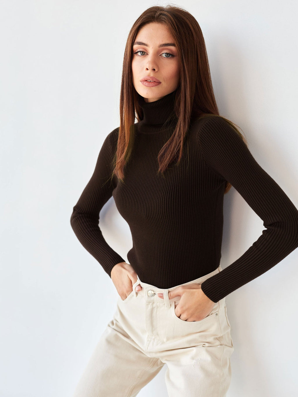 ISA | Classic cotton turtleneck sweater