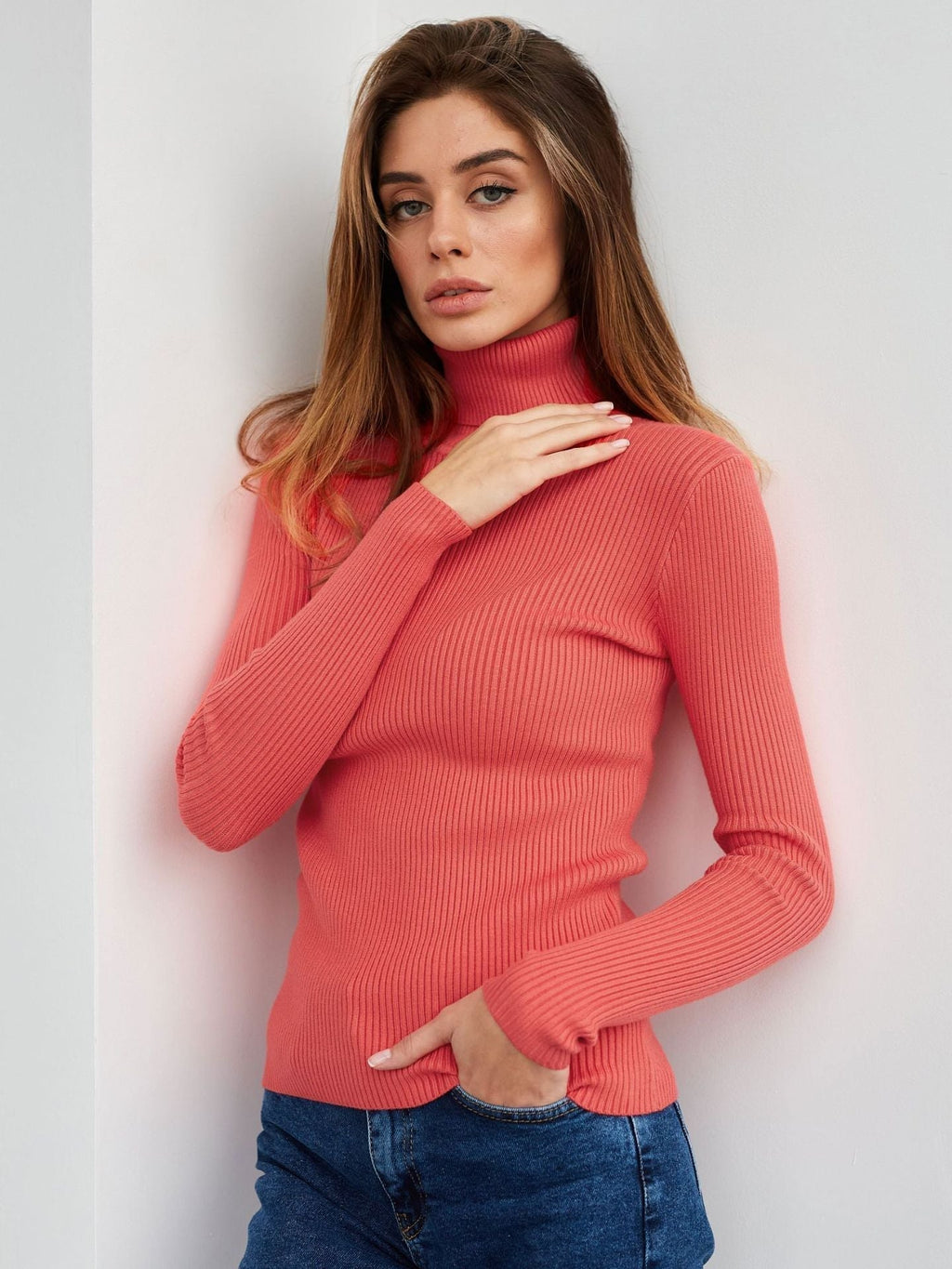 ISA | Classic cotton turtleneck sweater