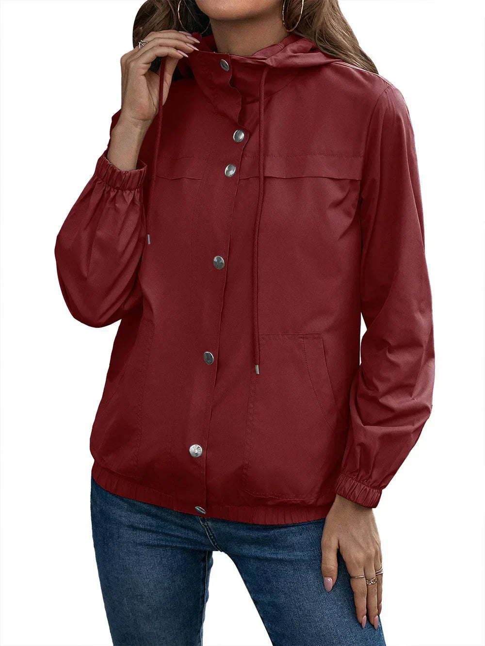 ISA | Waterproof hooded trench coat