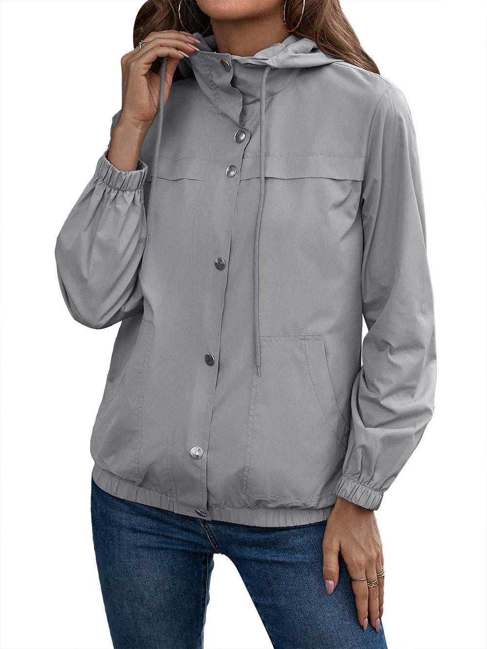 ISA | Waterproof hooded trench coat