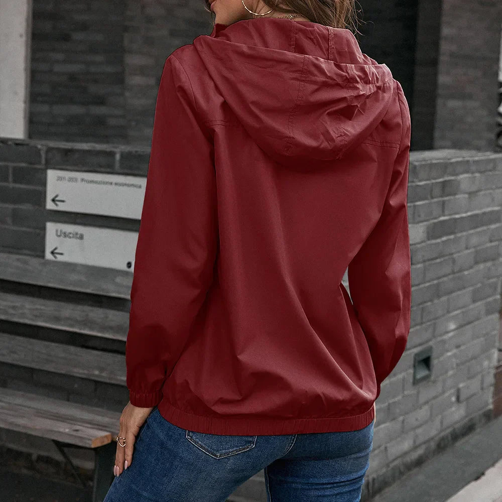 ISA | Waterproof hooded trench coat