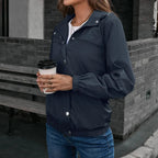 ISA | Waterproof hooded trench coat