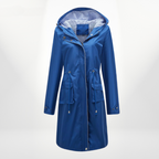 Lois | Weather-Resistant Structured Hooded Trench Coat