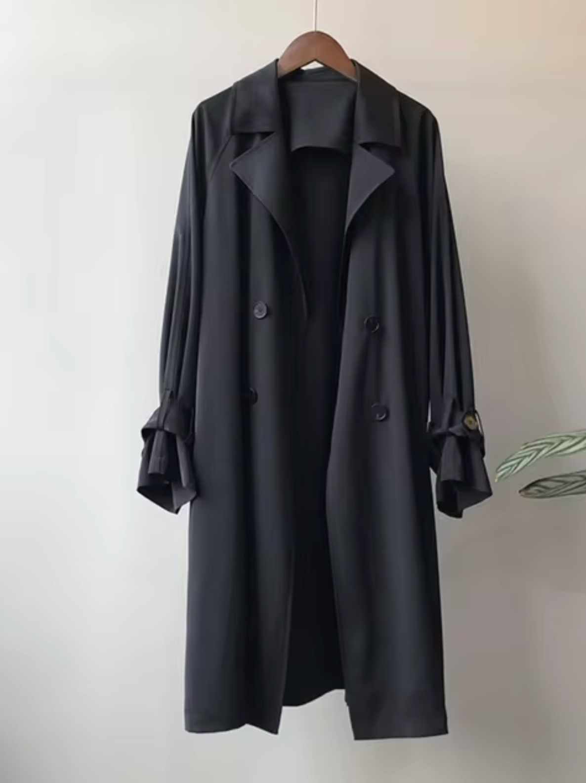 Isa | Timeless Long Waterproof Trench Coat