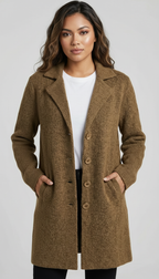 Elcevi | Long Casual Coat For Women