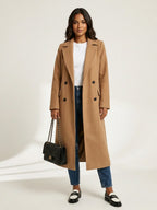Elcevi | Long Trench Coat For Women