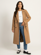 Elcevi | Long Trench Coat For Women